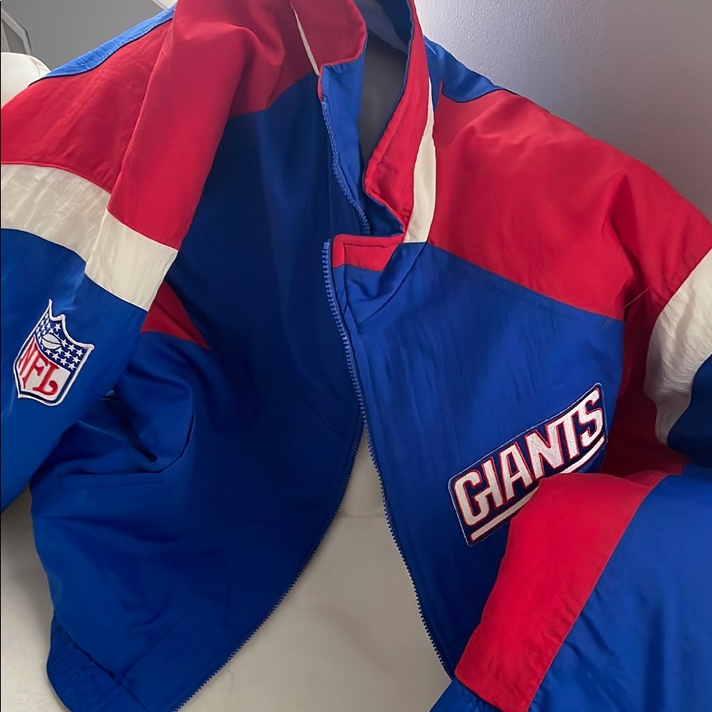 Mens Giants Blue and Red Jacket